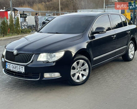 Черный Шкода Суперб, объемом двигателя 1.8 л и пробегом 342 тыс. км за 6500 $, фото 1 на Automoto.ua