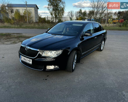 Черный Шкода Суперб, объемом двигателя 1.97 л и пробегом 250 тыс. км за 9150 $, фото 1 на Automoto.ua