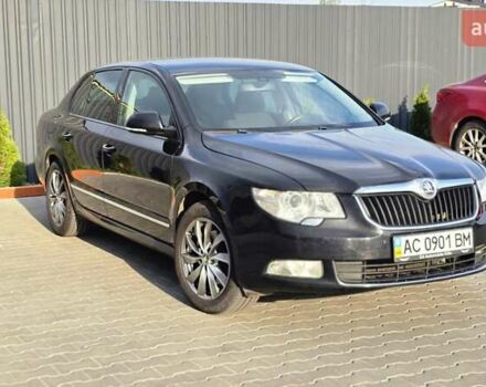 Черный Шкода Суперб, объемом двигателя 1.6 л и пробегом 234 тыс. км за 9500 $, фото 1 на Automoto.ua