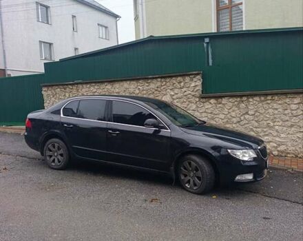 Черный Шкода Суперб, объемом двигателя 1.8 л и пробегом 216 тыс. км за 6999 $, фото 1 на Automoto.ua