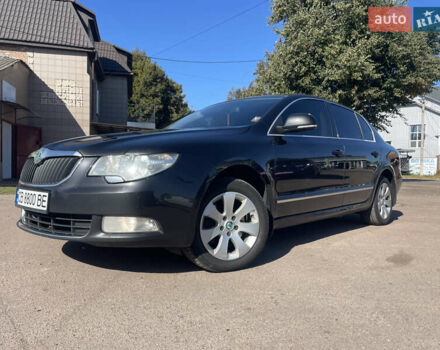 Черный Шкода Суперб, объемом двигателя 1.8 л и пробегом 220 тыс. км за 8200 $, фото 1 на Automoto.ua