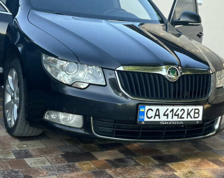 Черный Шкода Суперб, объемом двигателя 1.97 л и пробегом 201 тыс. км за 10800 $, фото 1 на Automoto.ua