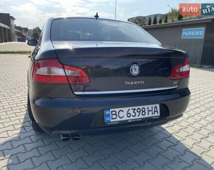 Черный Шкода Суперб, объемом двигателя 2 л и пробегом 242 тыс. км за 12200 $, фото 5 на Automoto.ua