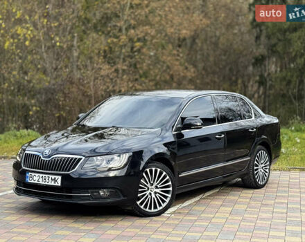 Черный Шкода Суперб, объемом двигателя 2 л и пробегом 184 тыс. км за 14300 $, фото 1 на Automoto.ua