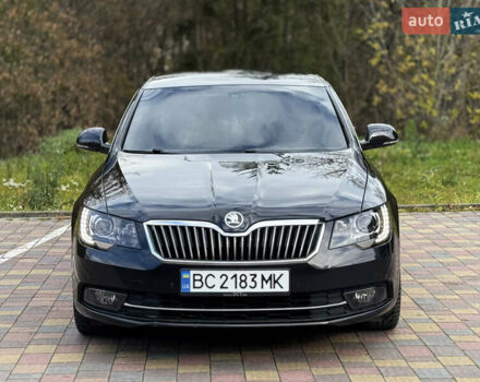 Черный Шкода Суперб, объемом двигателя 2 л и пробегом 184 тыс. км за 14300 $, фото 3 на Automoto.ua