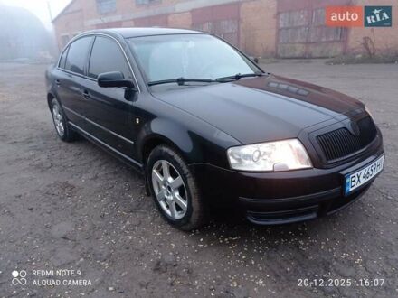 Черный Шкода Суперб, объемом двигателя 1.9 л и пробегом 223 тыс. км за 5000 $, фото 1 на Automoto.ua