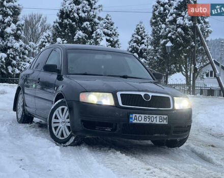 Черный Шкода Суперб, объемом двигателя 2.8 л и пробегом 280 тыс. км за 3000 $, фото 1 на Automoto.ua