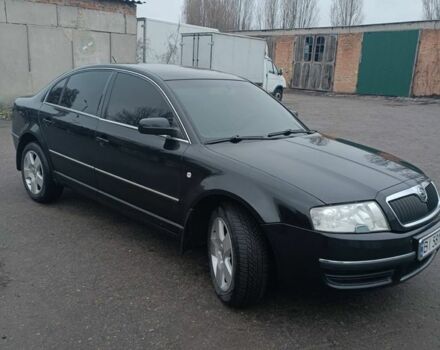 Черный Шкода Суперб, объемом двигателя 1.8 л и пробегом 282 тыс. км за 5200 $, фото 1 на Automoto.ua