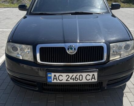Черный Шкода Суперб, объемом двигателя 1.9 л и пробегом 262 тыс. км за 3713 $, фото 1 на Automoto.ua