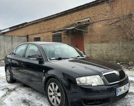 Черный Шкода Суперб, объемом двигателя 1.9 л и пробегом 350 тыс. км за 1800 $, фото 1 на Automoto.ua