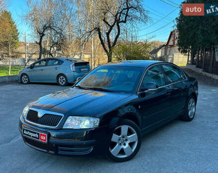 Черный Шкода Суперб, объемом двигателя 1.9 л и пробегом 305 тыс. км за 4590 $, фото 1 на Automoto.ua