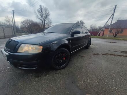 Черный Шкода Суперб, объемом двигателя 1.8 л и пробегом 30 тыс. км за 4500 $, фото 1 на Automoto.ua