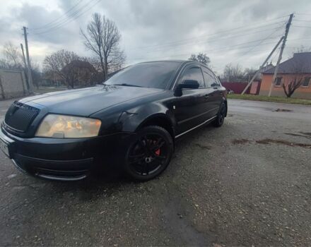 Черный Шкода Суперб, объемом двигателя 1.8 л и пробегом 30 тыс. км за 4500 $, фото 1 на Automoto.ua