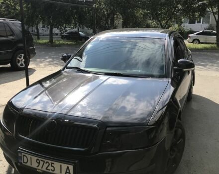 Черный Шкода Суперб, объемом двигателя 1.8 л и пробегом 310 тыс. км за 3999 $, фото 1 на Automoto.ua