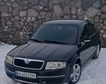 Черный Шкода Суперб, объемом двигателя 2.5 л и пробегом 403 тыс. км за 6300 $, фото 1 на Automoto.ua
