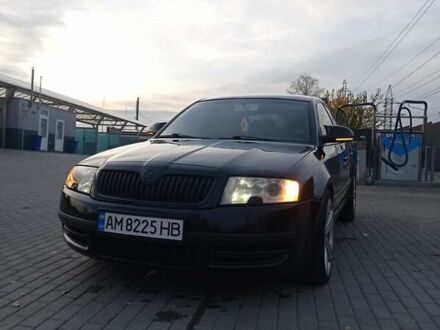 Черный Шкода Суперб, объемом двигателя 1.78 л и пробегом 254 тыс. км за 6300 $, фото 1 на Automoto.ua