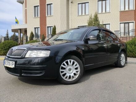 Черный Шкода Суперб, объемом двигателя 1.8 л и пробегом 140 тыс. км за 5499 $, фото 1 на Automoto.ua