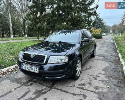 Черный Шкода Суперб, объемом двигателя 1.9 л и пробегом 356 тыс. км за 4500 $, фото 1 на Automoto.ua