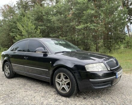 Черный Шкода Суперб, объемом двигателя 1.8 л и пробегом 192 тыс. км за 4450 $, фото 1 на Automoto.ua