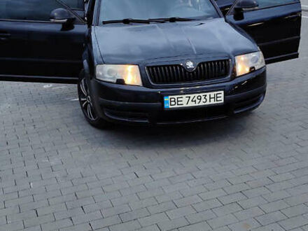 Черный Шкода Суперб, объемом двигателя 1.78 л и пробегом 175 тыс. км за 6500 $, фото 1 на Automoto.ua