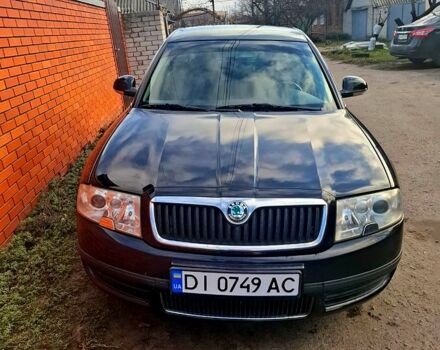 Черный Шкода Суперб, объемом двигателя 1.8 л и пробегом 170 тыс. км за 6000 $, фото 1 на Automoto.ua