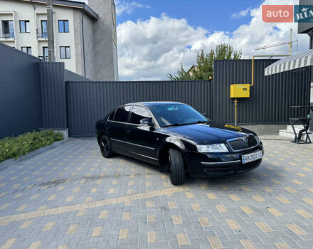 Черный Шкода Суперб, объемом двигателя 2 л и пробегом 210 тыс. км за 6299 $, фото 1 на Automoto.ua