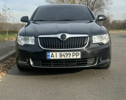 Чорний Шкода Суперб, об'ємом двигуна 2 л та пробігом 380 тис. км за 5600 $, фото 1 на Automoto.ua