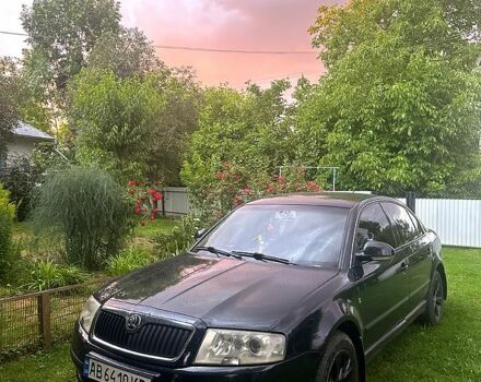 Черный Шкода Суперб, объемом двигателя 1.8 л и пробегом 223 тыс. км за 5300 $, фото 1 на Automoto.ua