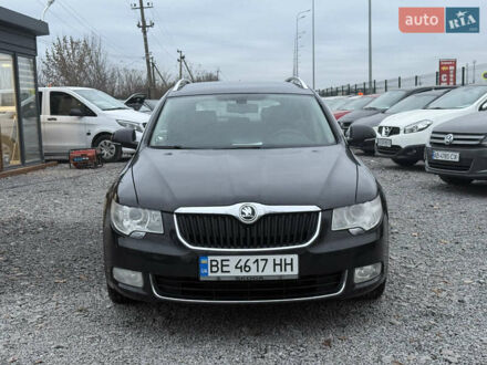 Чорний Шкода Суперб, об'ємом двигуна 2 л та пробігом 275 тис. км за 8900 $, фото 1 на Automoto.ua