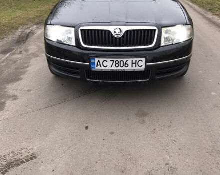 Чорний Шкода Суперб, об'ємом двигуна 2 л та пробігом 333 тис. км за 5500 $, фото 1 на Automoto.ua