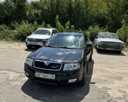 Черный Шкода Суперб, объемом двигателя 1.8 л и пробегом 164 тыс. км за 6700 $, фото 1 на Automoto.ua
