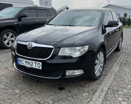 Чорний Шкода Суперб, об'ємом двигуна 2.01 л та пробігом 213 тис. км за 7800 $, фото 1 на Automoto.ua