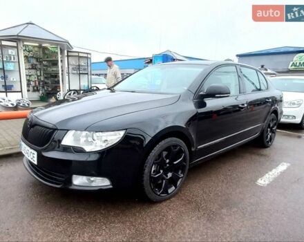 Черный Шкода Суперб, объемом двигателя 1.97 л и пробегом 285 тыс. км за 9700 $, фото 1 на Automoto.ua