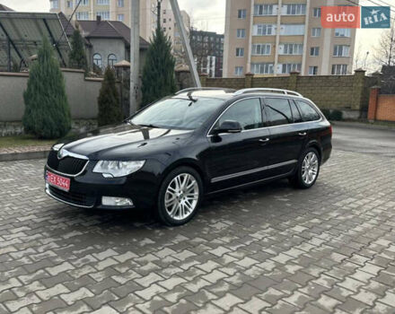 Чорний Шкода Суперб, об'ємом двигуна 2 л та пробігом 200 тис. км за 11500 $, фото 1 на Automoto.ua