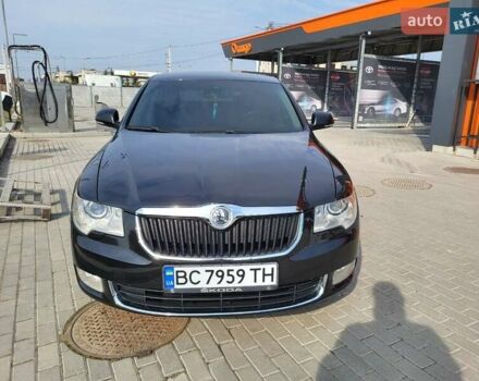 Черный Шкода Суперб, объемом двигателя 1.8 л и пробегом 171 тыс. км за 7800 $, фото 1 на Automoto.ua