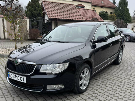 Черный Шкода Суперб, объемом двигателя 1.97 л и пробегом 261 тыс. км за 11700 $, фото 1 на Automoto.ua