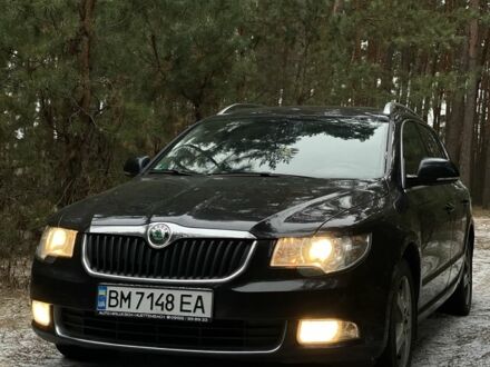 Чорний Шкода Суперб, об'ємом двигуна 2 л та пробігом 240 тис. км за 10500 $, фото 1 на Automoto.ua