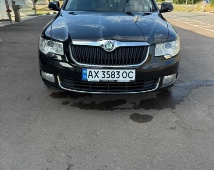 Черный Шкода Суперб, объемом двигателя 1.8 л и пробегом 152 тыс. км за 8600 $, фото 1 на Automoto.ua