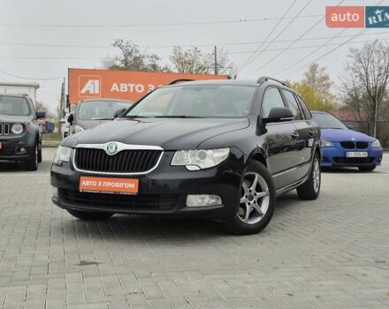 Черный Шкода Суперб, объемом двигателя 1.97 л и пробегом 287 тыс. км за 8500 $, фото 1 на Automoto.ua