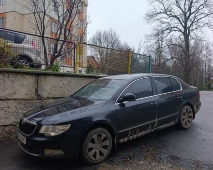 Черный Шкода Суперб, объемом двигателя 1.8 л и пробегом 215 тыс. км за 6900 $, фото 1 на Automoto.ua