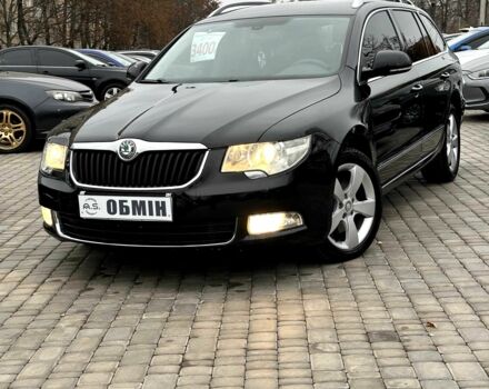 Черный Шкода Суперб, объемом двигателя 2 л и пробегом 236 тыс. км за 11000 $, фото 1 на Automoto.ua