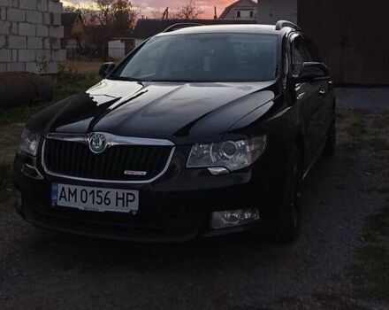 Черный Шкода Суперб, объемом двигателя 1.6 л и пробегом 210 тыс. км за 10700 $, фото 1 на Automoto.ua