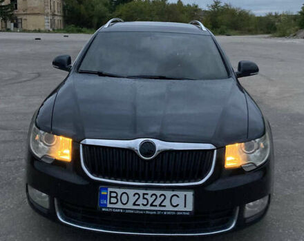 Чорний Шкода Суперб, об'ємом двигуна 2 л та пробігом 287 тис. км за 11200 $, фото 1 на Automoto.ua