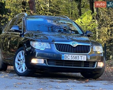 Чорний Шкода Суперб, об'ємом двигуна 2 л та пробігом 279 тис. км за 9499 $, фото 1 на Automoto.ua
