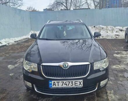 Черный Шкода Суперб, объемом двигателя 2 л и пробегом 345 тыс. км за 10800 $, фото 1 на Automoto.ua