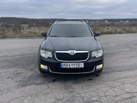 Чорний Шкода Суперб, об'ємом двигуна 2 л та пробігом 298 тис. км за 12500 $, фото 1 на Automoto.ua