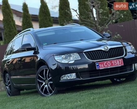 Черный Шкода Суперб, объемом двигателя 2 л и пробегом 262 тыс. км за 12750 $, фото 1 на Automoto.ua
