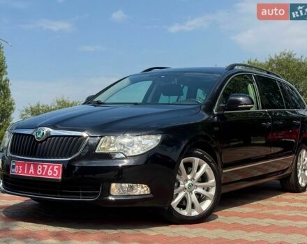 Чорний Шкода Суперб, об'ємом двигуна 2 л та пробігом 249 тис. км за 10999 $, фото 1 на Automoto.ua