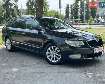 Черный Шкода Суперб, объемом двигателя 1.97 л и пробегом 240 тыс. км за 10790 $, фото 1 на Automoto.ua