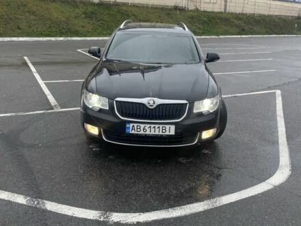Черный Шкода Суперб, объемом двигателя 2 л и пробегом 298 тыс. км за 12500 $, фото 1 на Automoto.ua
